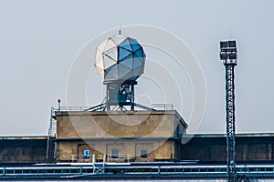 Radar antenna in Tempelhof Airport in Berlin