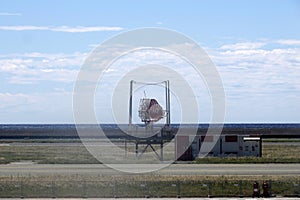 Radar Control tower at the airport of Genoa, Italy