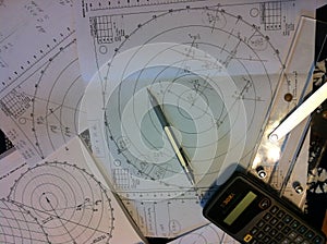Radar plotting solutions by hand