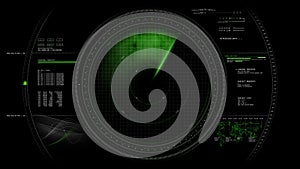 Radar Screen HUD Animation 4K