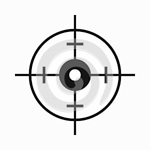 Radar screen icon, simple style