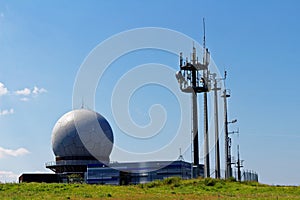 Radar station with Radome landmark