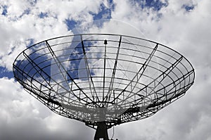 Radar station spy and detect the sky photo