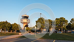 A Radar tower at an airport