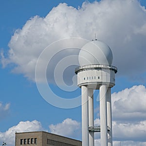 Radar tower of an old airport