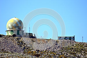 A radar tracking station.