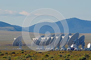 Radars in desert photo