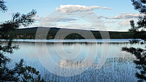 Radasjon lake from Rada strand in Varmland Sweden