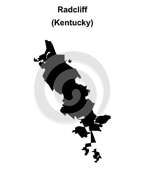 Radcliff outline map