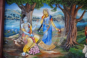 Radha Krishna. Iskcon temple, Pune