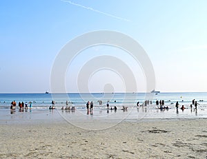 Radhanagar Beach, Havelock Island, Andaman & Nicobar, India - Crowded Beach