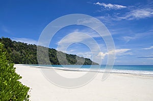 Radhanagar beach of Havelock Island, Port Blair, Andaman and Nicobar Islands