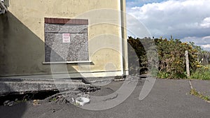 Radharc An Seascan, Meenmore, Dungloe, County Donegal, Ireland - May 30 2021 : The 2007 built houses sinking into the