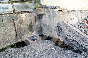 Radharc An Seascan, Meenmore, Dungloe, County Donegal, Ireland - May 30 2021 : The 2007 built houses sinking into the