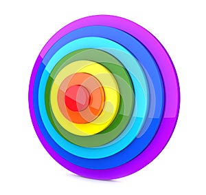 Radial 3D Rainbow