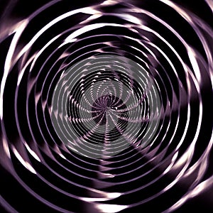 Radial abstract pattern with spider shape