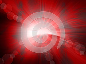 Radial abstract red background