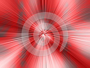 Radial abstract red background