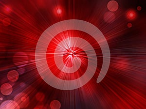 Radial abstract red background