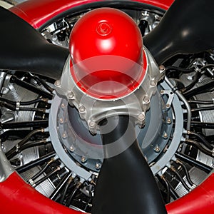 Radial aero engine