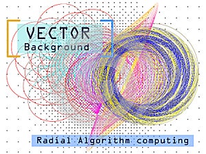 Radial algorithm computing. Artificial intelligence cryptography