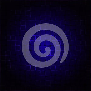 Radial blue rectangular background