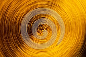 Radial blur golden abstract background
