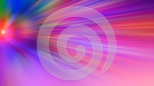 Radial blurred abstract color background light colors red, pink, yellow, blue, green, purple