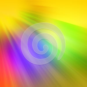 Radial blurred colored rays. Abstract background.