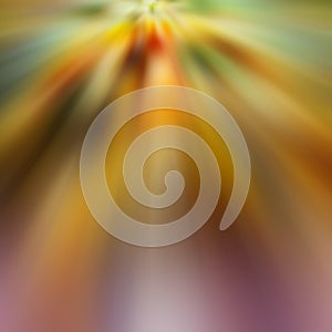 Radial blurred colored rays. Abstract background.