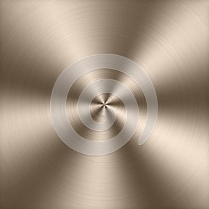 Radial Brushed Champagne Gold Foil Texture, 12x12 inch, 3600x3600px