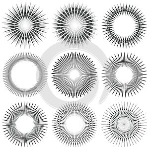 Radial Circle Elements