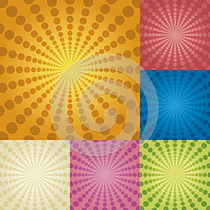 Radial circles