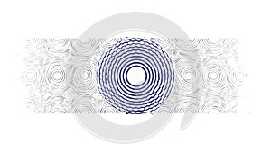 Radial Halftone Pattern: Abstract Dot Texture Design, vector design Generative AI