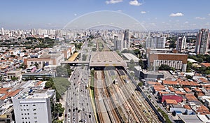 Radial Leste avenue in the district of Tatuape. Sao Paulo city photo