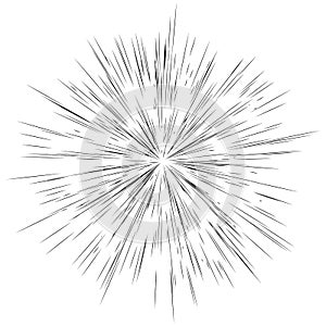 Radial lines, star burst, sunburst background. Fash, glitter eff