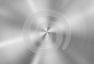 Radial metal texture background photo