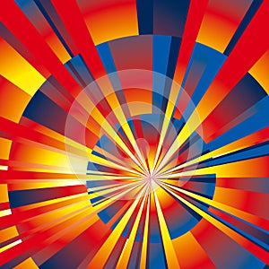 Radial Rays Background