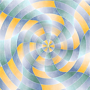 Radial Wavey Pattern