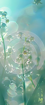 Radiant Blooms: A Microscopic Connection of Luminous White Flowe