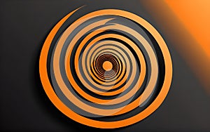 Sun-Inspired Circle Banner Element