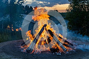 Radiant flames or embers, creating a visually powerful and dynamic effect