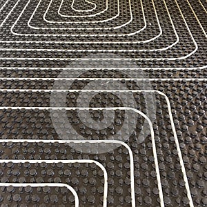 Radiant floor Heating system detail