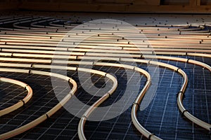 Radiant floor heating system