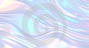 Abstract Pastel Holographic Background with Sheer Flow photo