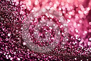 Radiant Pink Dreams: Abstract with Bokeh Lights