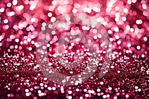 Radiant Pink Dreams: Abstract with Bokeh Lights