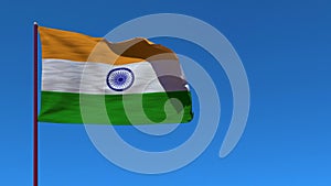 Radiant Resplendence: Captivating 3D Render India Flag Background Video for Patriotic Celebrations