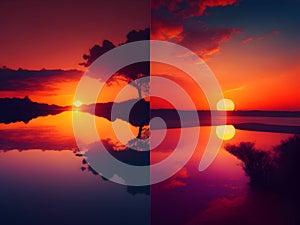 Radiant Skies: Captivating Sunrise and Sunset Images Available for Purchase