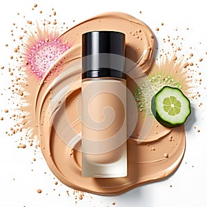 Radiant Skin Elixir: Enhanced Foundation with AHA, Niacinamide, and Cucumber Extract photo